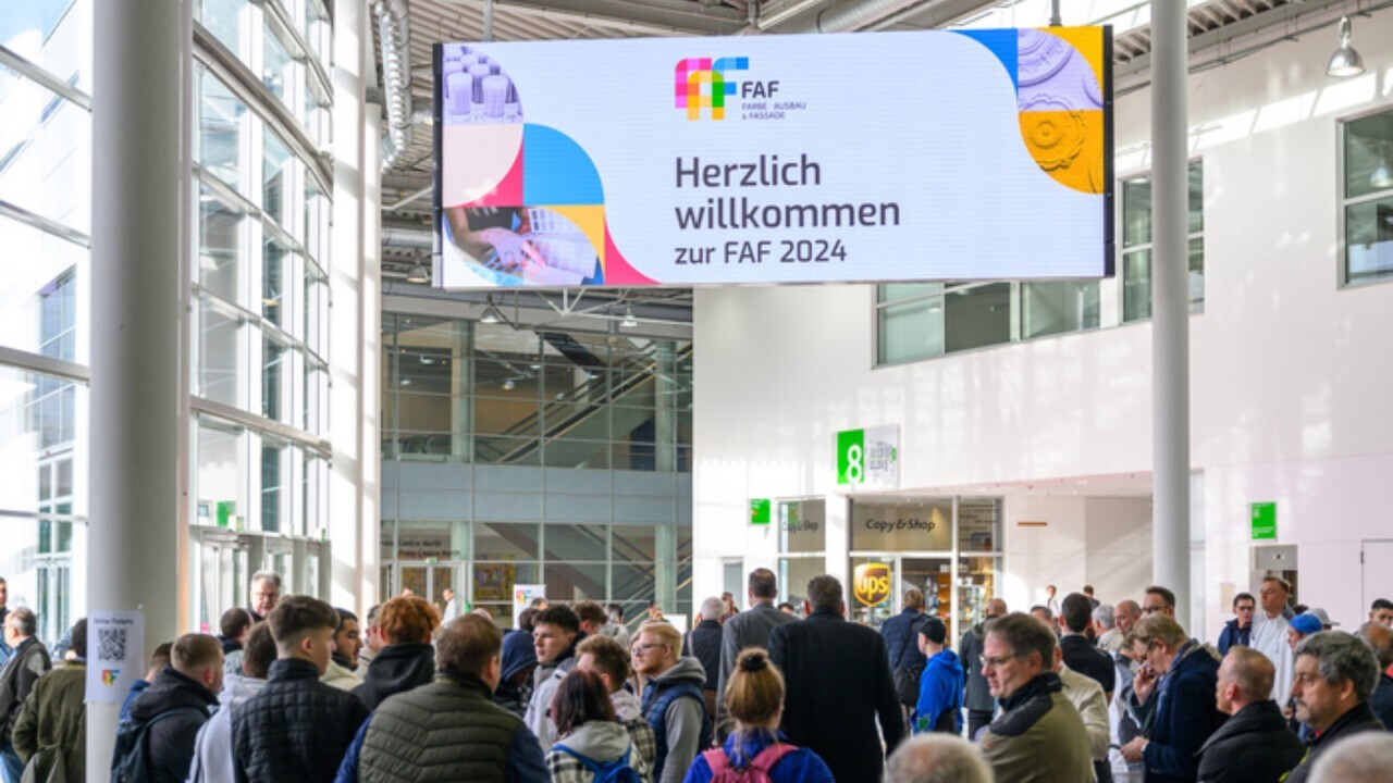 Impression of the entrance to FAF 2024. © GHM