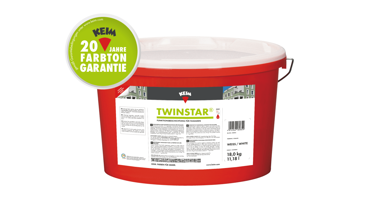 Innovative 2in1 Beschichtung KEIM Twinstar