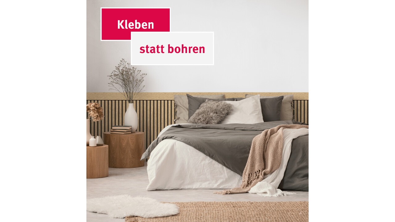 Kleben statt bohren